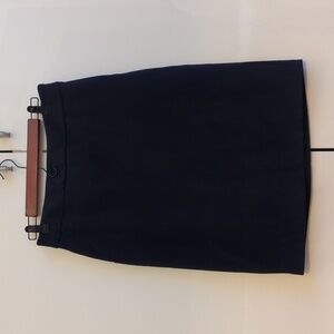 Linea by Louis Del'Olio Navy Ponte Knit Pencil Skirt